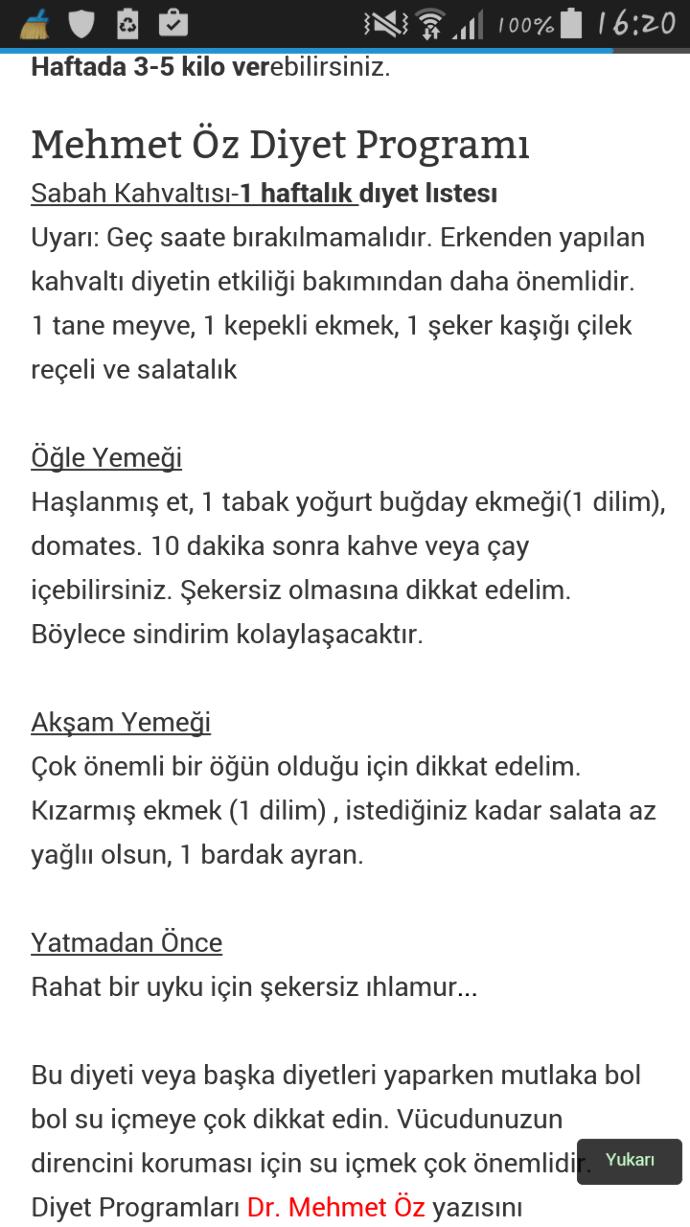Bu dıyet  nasıl ?
