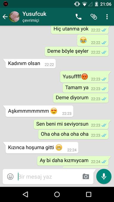 İlk önce aşığım dedi ,sonra yok dedi amacı ne(mesaj görüntülü)?