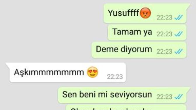 İlk önce aşığım dedi , sonra yok dedi amacı ne (mesaj görüntülü)?