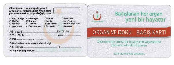 Organ Bağışı Konusuna Nasıl Bakıyorsunuz ? Lütfen anketi oylayın. Organ Bağışı Yaptınız Mı ?