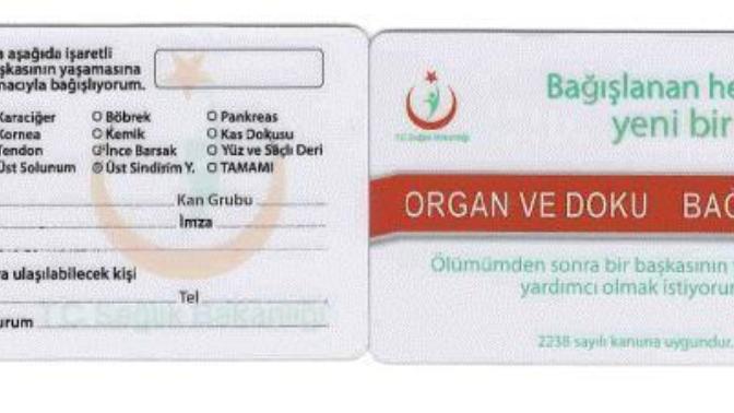 Organ Bağışı Konusuna Nasıl Bakıyorsunuz? Lütfen anketi oylayın. Organ Bağışı Yaptınız Mı?