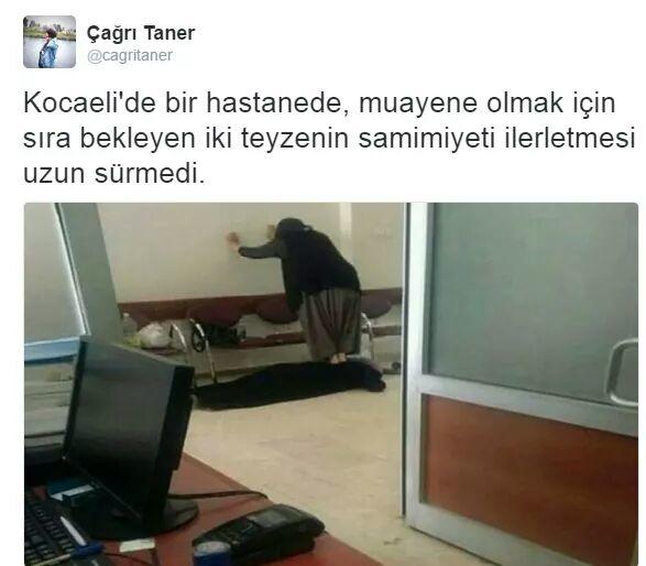 Gun gecmiyor ki guzel ulkemde şöyle manzaralar yasanmasin 😂😂?