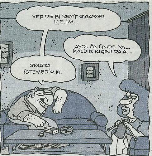 ''Verde bir keyif sigarası içelim'' sözü sizin için neyi ifade ediyor ?
