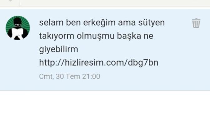 Sutyen giyen bir erkegin goruntusunu merak eder miydiniz?