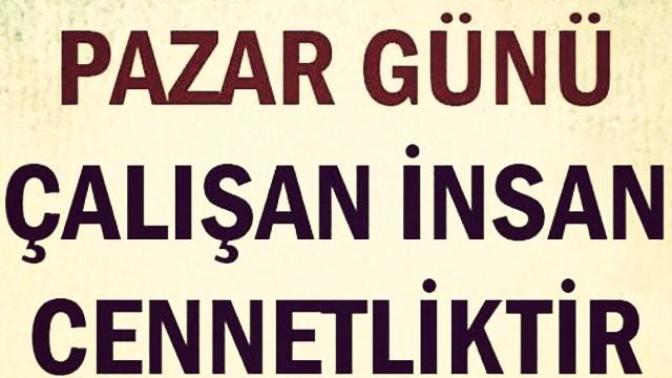 GÜNAYDIN arkadaşlar.. Pazar günü çalışan var mı benim gibi?