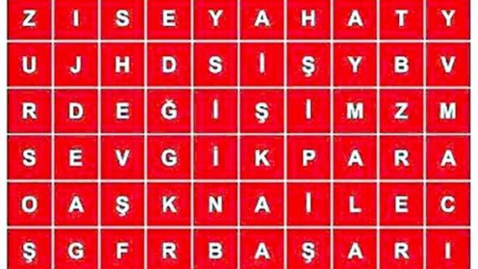 Gördüğünüz ilk kelime nedir?