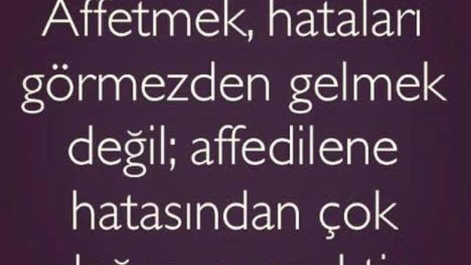Affedici misiniz?