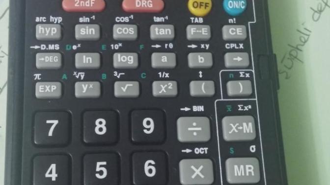 Bu hesap makinesi ile Logaritmanin tersi nasil alinir?