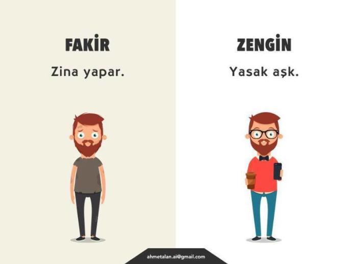 Zengin ile Fakir arasındaki en büyük fark nedir :) En iyi cevaba EİG?