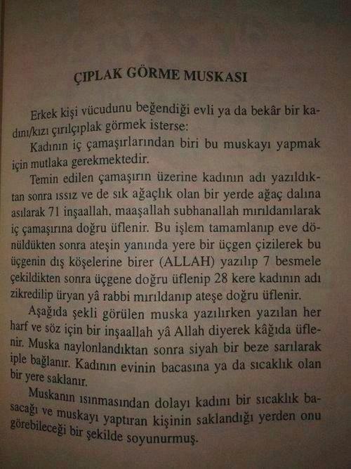 Çıplak Görme Muskası Yaptırdınız Mı (Bu Tip Muskalara İnanır Mısınız) ?