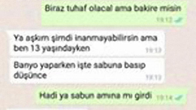 Adam ne kadar çok duyduysa bu sözü "Aşkım Bakire misin"?