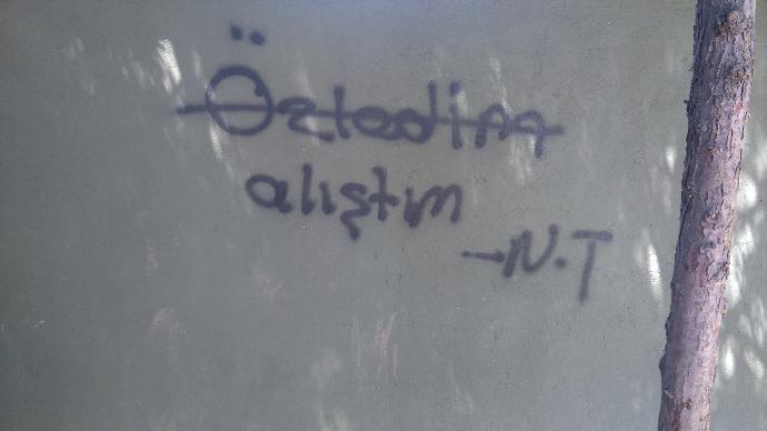 Semtinizde duvar yazıları var mı?
