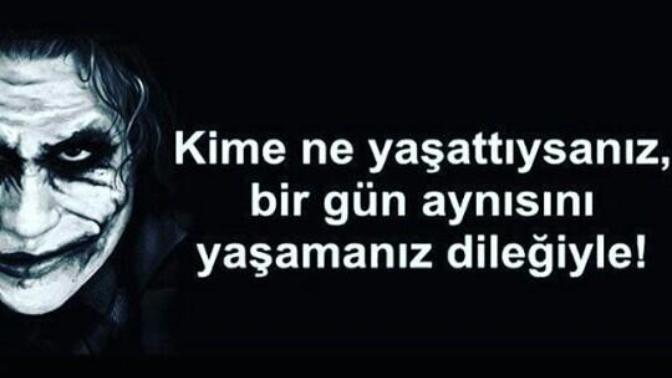 Herkes yaşattığıni yaşasın tabiki beddua eder misiniz size iftira atana :) ?