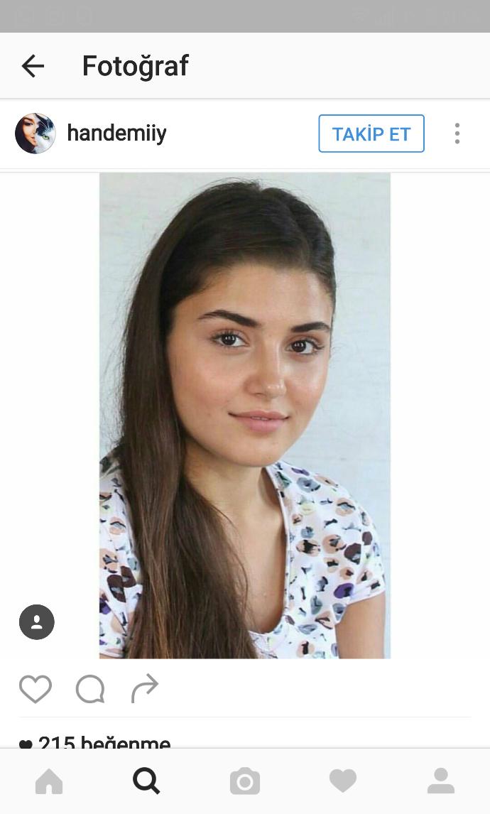 Hande Erçelde Tam Masum Köylü Güzeli Tipi Yok mu?