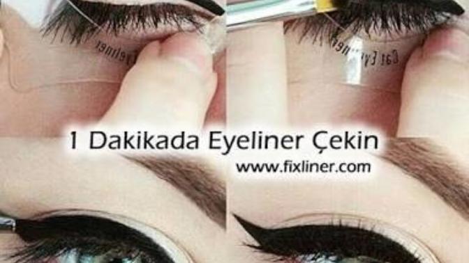Fixliner ile bile eyeliner çekemeyen var mı?