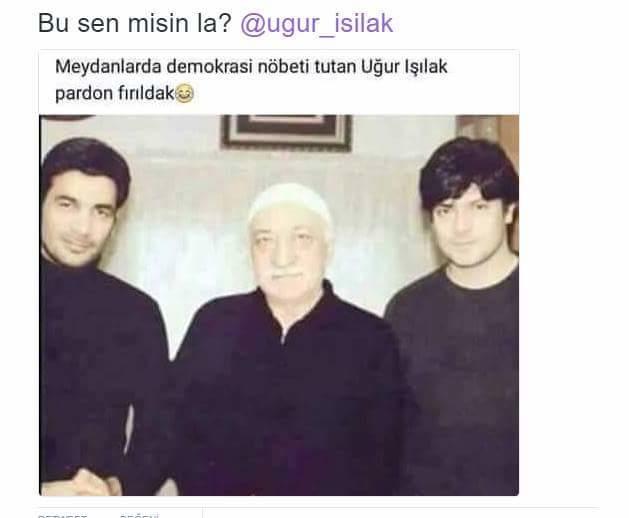 Demokrasi yürüyüşüne katılan arkadaşlar uğur isilak için ne düşünüyorsunuz?