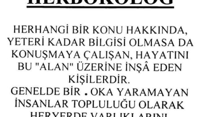 Herbokolog nedir? Detay?