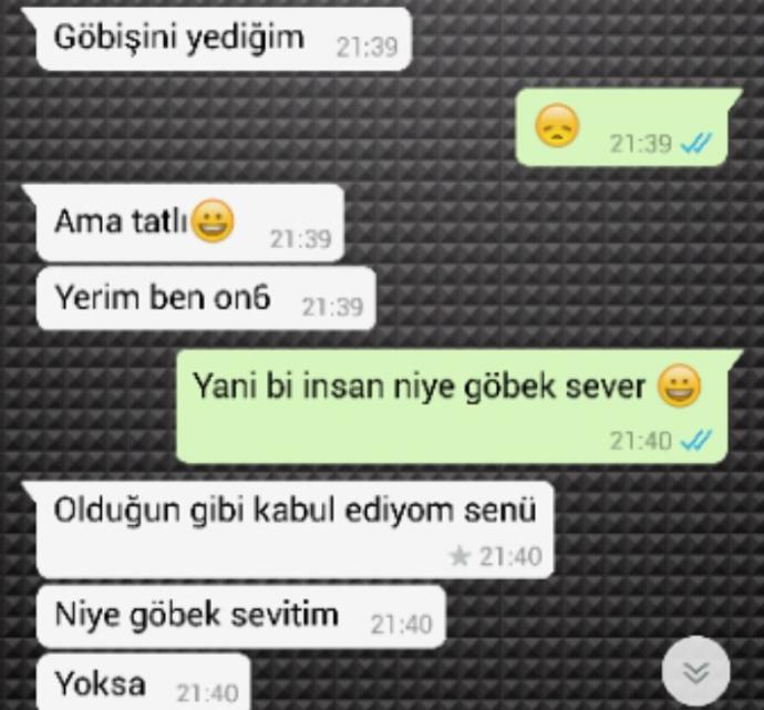 Sevgilim göbeğimi sevip duruyor (Resimli)? 