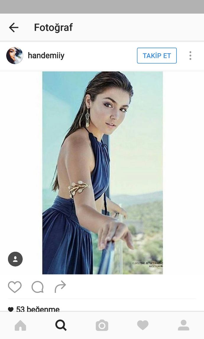 Hande Erçel tam ortadogu güzeli degilmi?