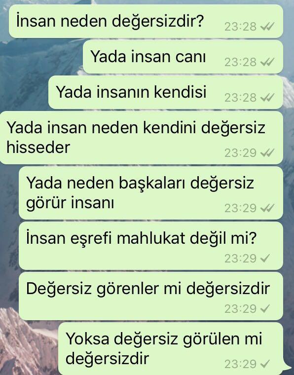 İnsan Nede değersizdir? ya da insan canı? ya da insanın kendisi? Detay?
