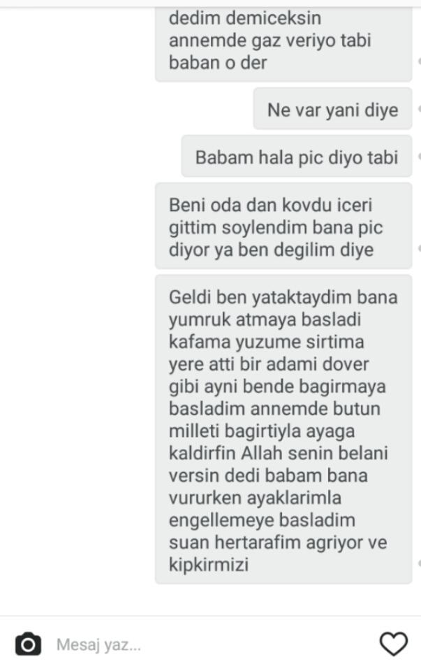 20 dk önce babamla kavga ettim lutfen yorumlarmisiniz? lutfen uzun biraz detay ama?