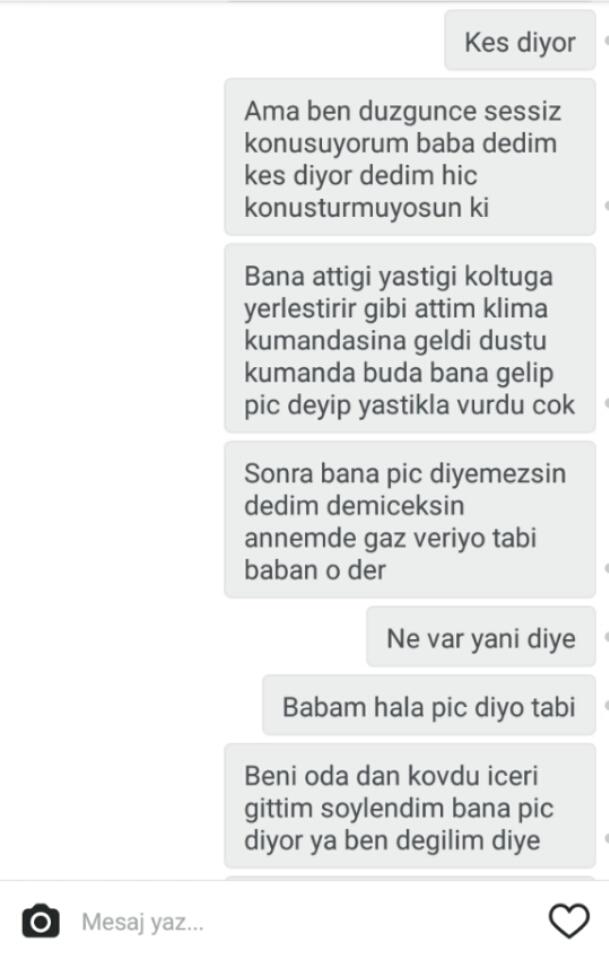 20 dk önce babamla kavga ettim lutfen yorumlarmisiniz? lutfen uzun biraz detay ama?