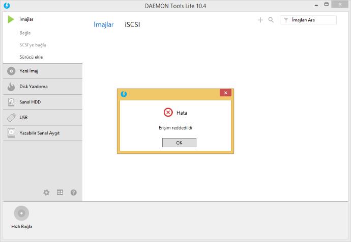 Daemon Tools'u bilen bir yazabilir mi?