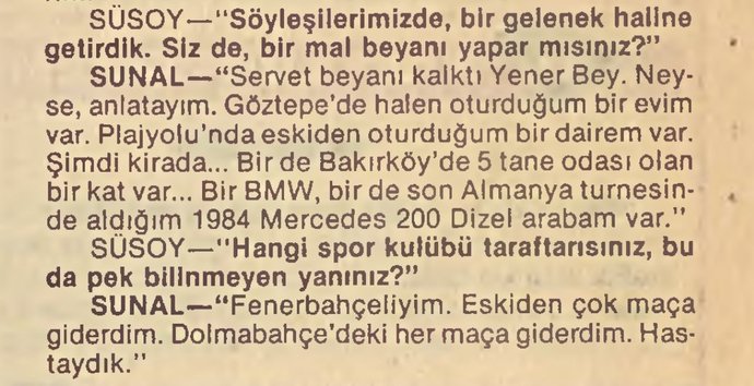 Sizce, Kemal Sunal hangi takımlıydı?
