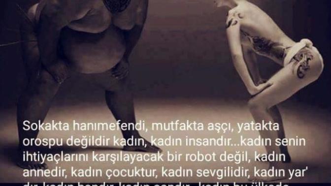 Kadın erkeğe hizmet etmek zorunda değildir. Haksız mıyım?