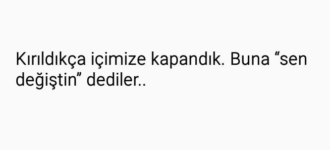 Şimdiye kadar size