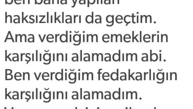"Ulan ben bunu hak etmedim be" dediğiniz şeyler var mı?
