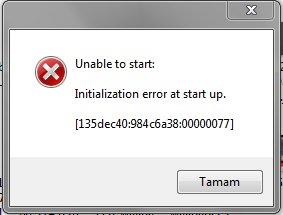 The sims 4 unable to start hatası?