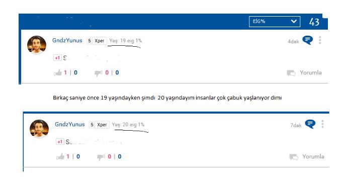 Bugün benim doğum günüm Kutlayan yok mu?