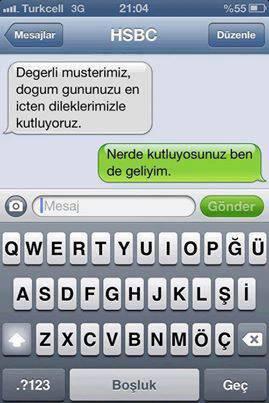 Bugün benim doğum günüm Kutlayan yok mu?
