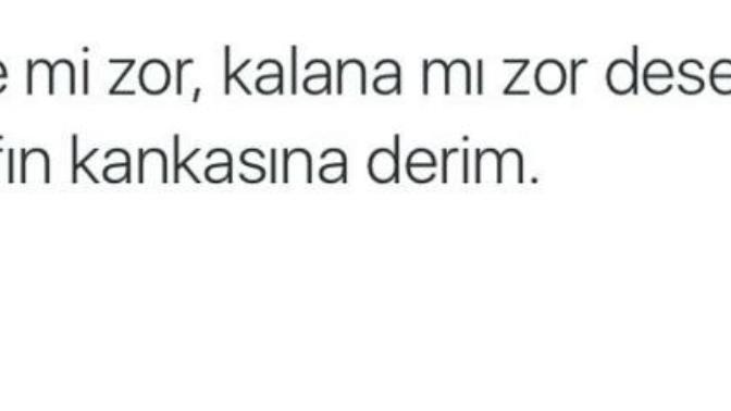 Ayrılık gidene mi zor kalana mı yoksa her iki tarafın kankasına mı?