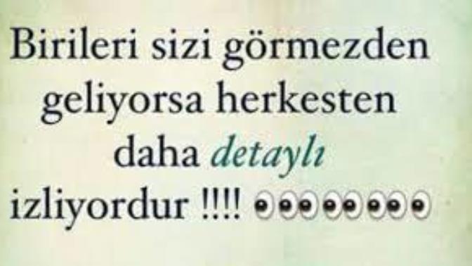 Sizi görmezden gelen insanlar var mı? Iyi bakın belki caktirmiyorlardir?