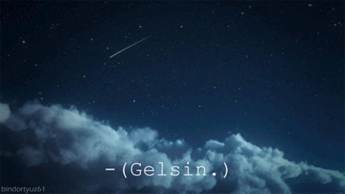 Şu an bir yıldız kaysa ne dilersiniz?
