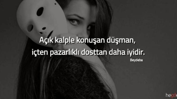 Arkanızdan iş çevirip; sonra da sizin yüzünüze gülümseyen insanlara nasıl tepki verirsiniz?
