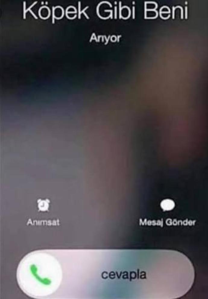 Ayrılan sevgili rehbere ne diye kaydedilmeli?
