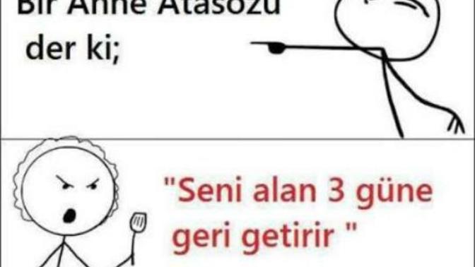 Herkes bir Anne Atasözü paylaşabilir mi?