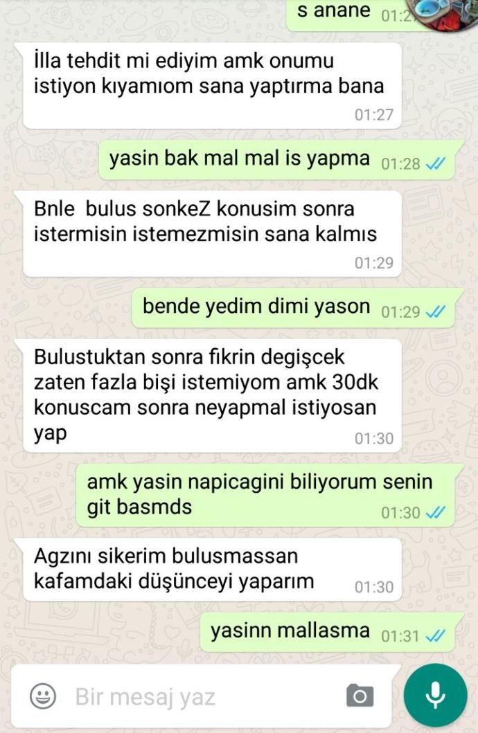 Arkadaşımı tehtit ediyorlar napabilirim ?