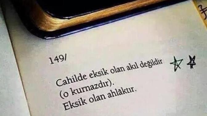 Cahilde eksik olan nedir akıl mı ahlak mı?