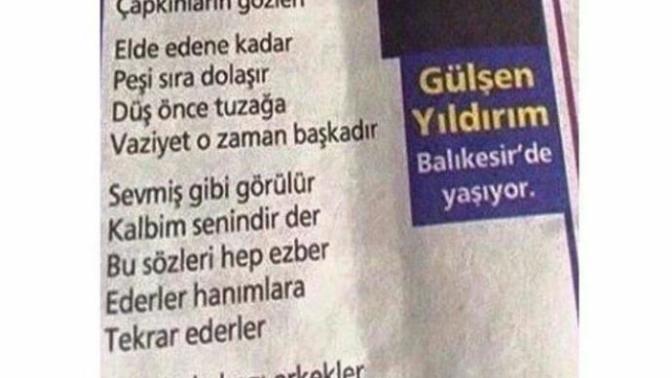Erkeklere yazılan bu şiir sizce nasıl olmuş?