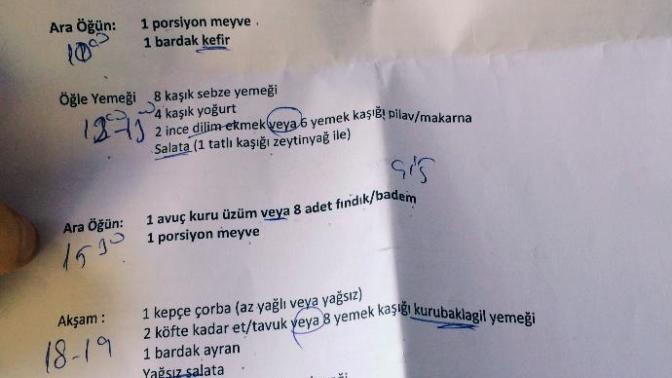 Sizcede bu diyet listesi fazla değil mi?