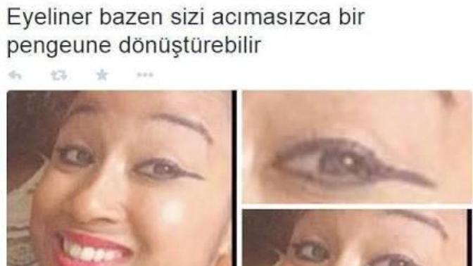 Eyelinerli kızlar mı eyelinersiz kızlar mı daha güzel 😂😂 ?