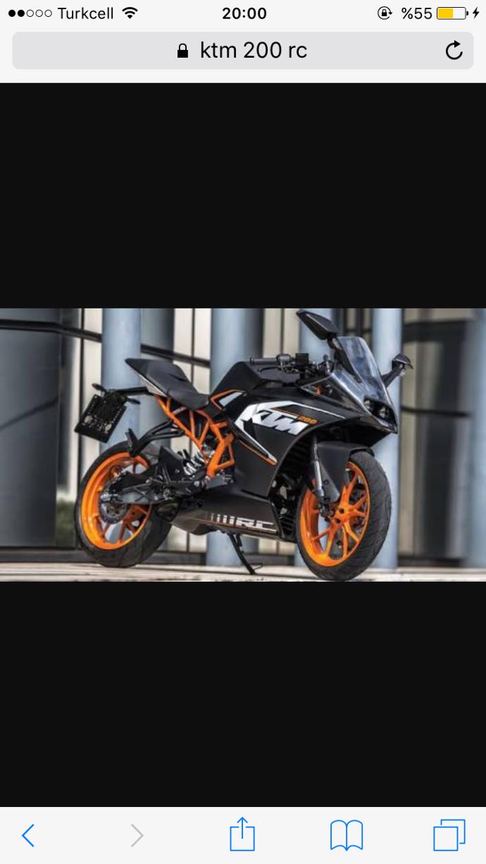 KTM 200 rc a1 ehliyete giriyormu ?
