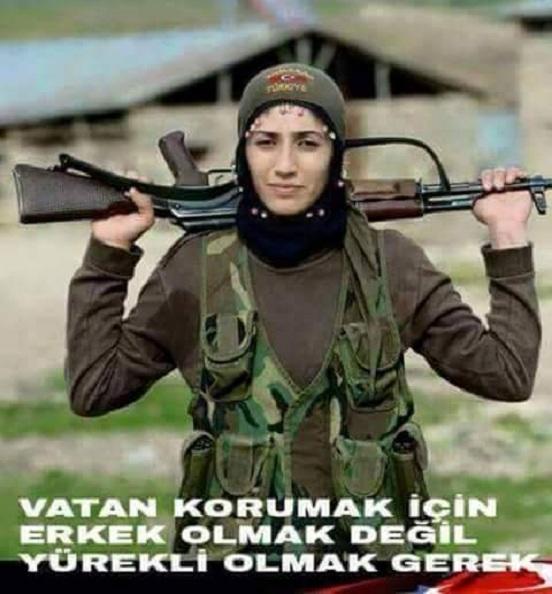 Sizce Türk kadını askere gitmeli mi?