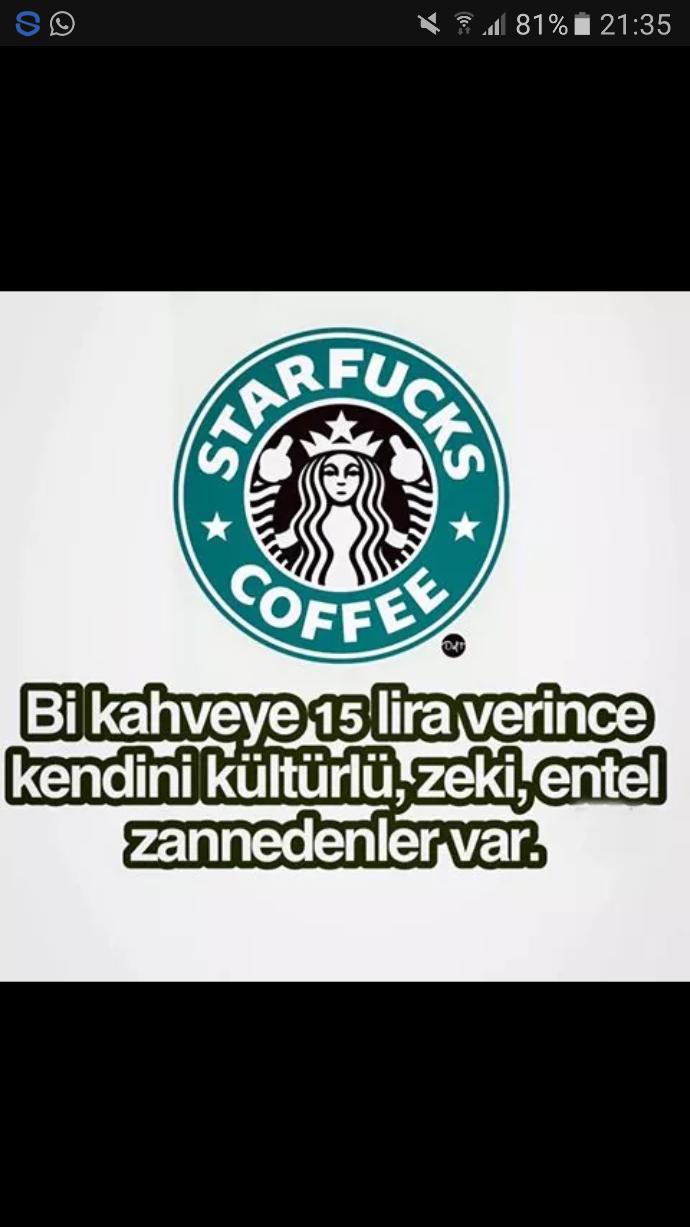 Starbucks a gidenlere elestiri, dogru mu sizce? 😄? (Resimli)?
