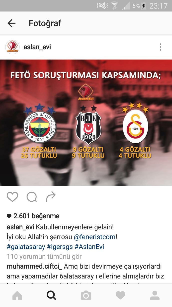 Fenerbahçe ye Fetö Soruşturması Başlatılmalımı Sizce?