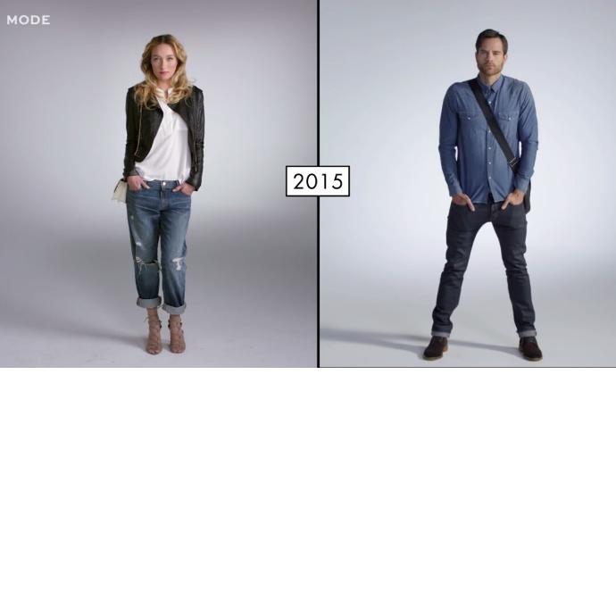 100 yıllık kadın ve erkek moda anlayışı değişimi. Favori yılınız hangisi?